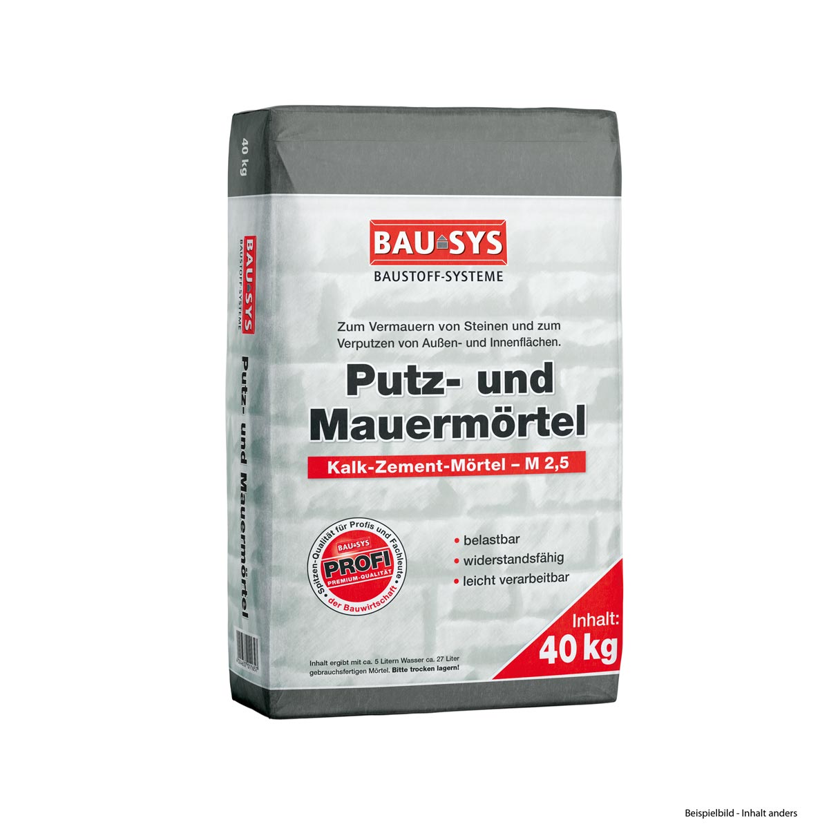 BAUSYS Putz-/Mauermörtel M 2,5